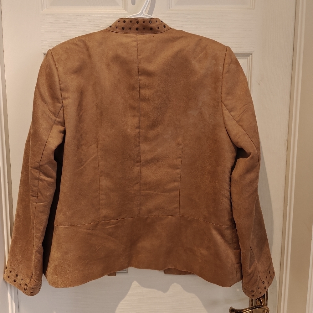 TRADITION Faux Suede Jacket Western Country Style - Picture 6 of 8